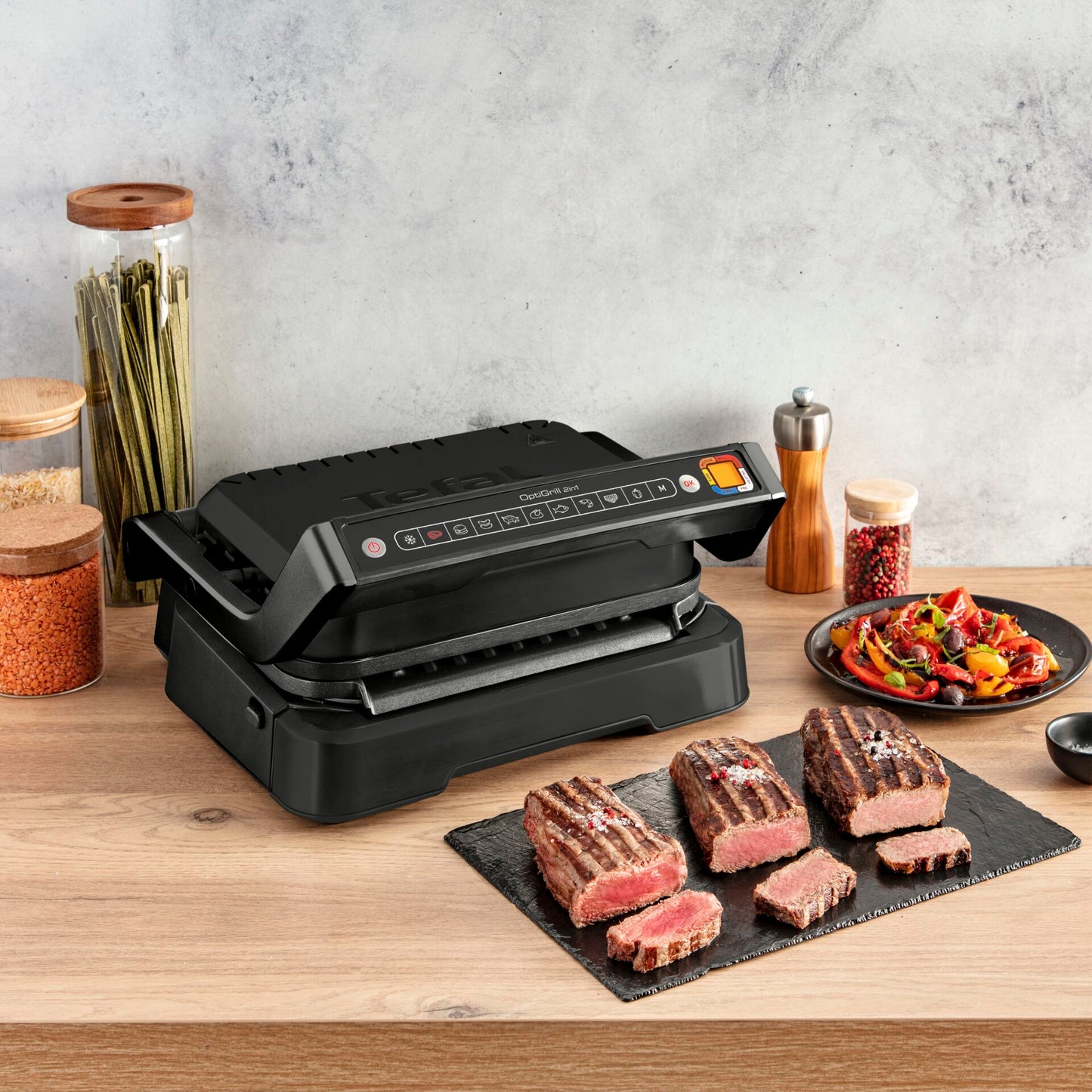Tefal GC 7728 Optigrill 2in1 black