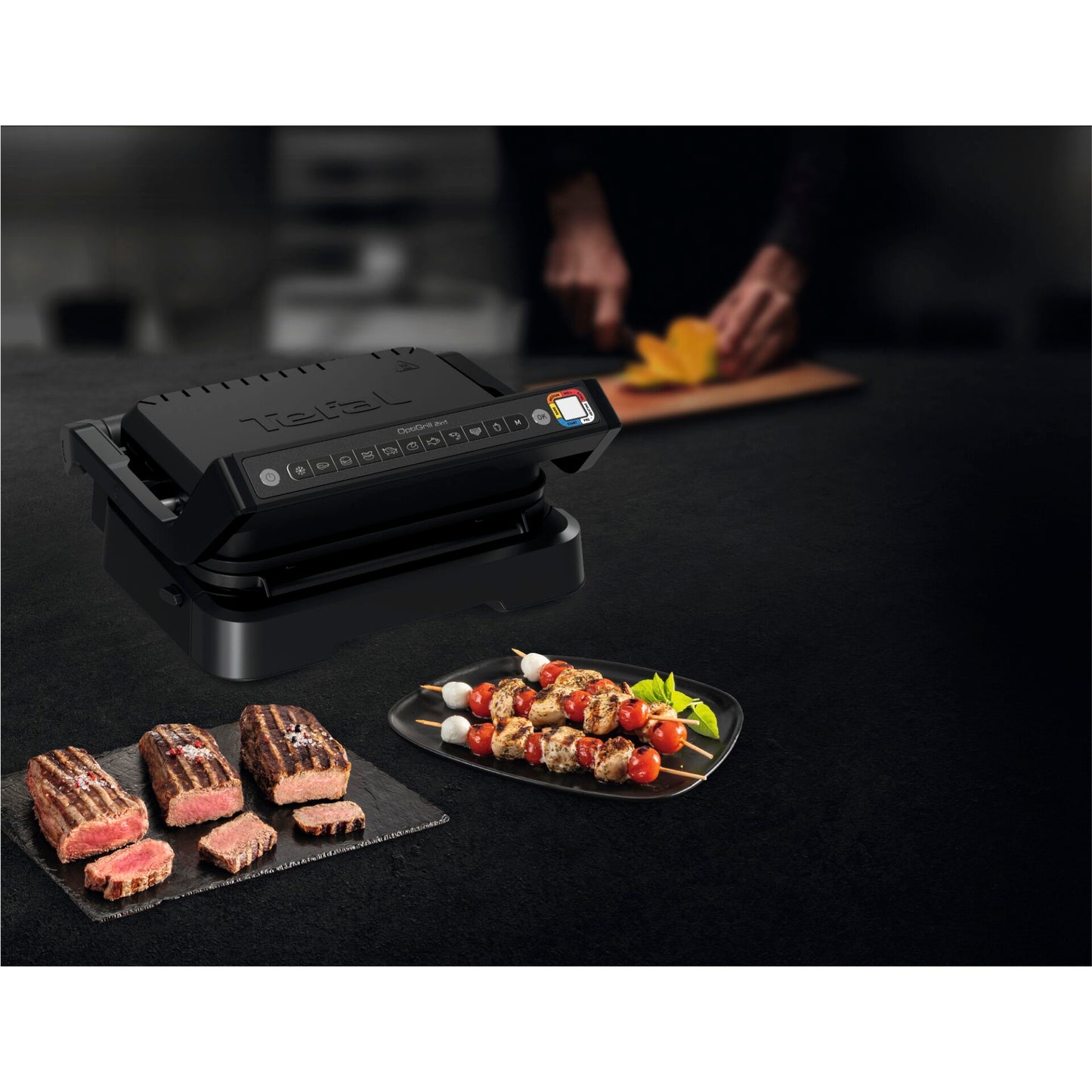 Tefal GC 7728 Optigrill 2in1 black