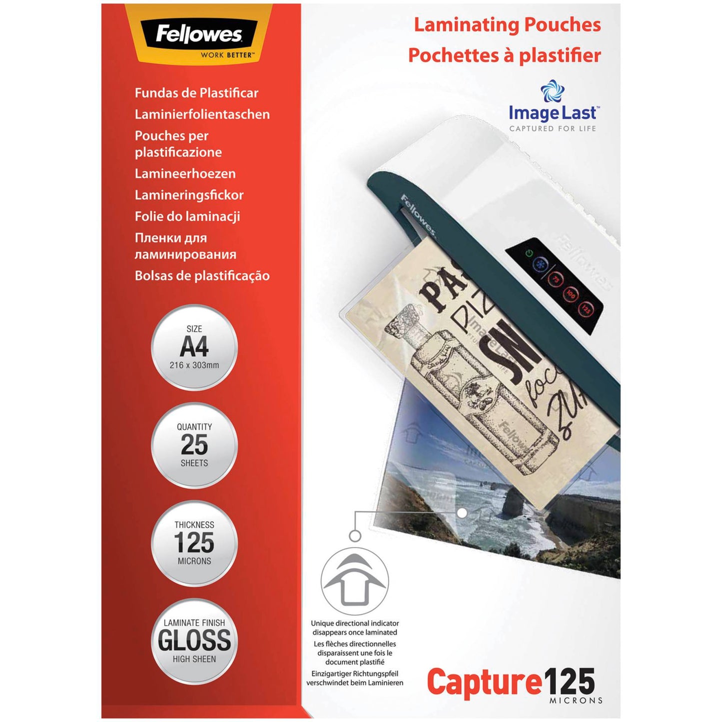 Fellowes ImageLast A4 125 micron   25-pack