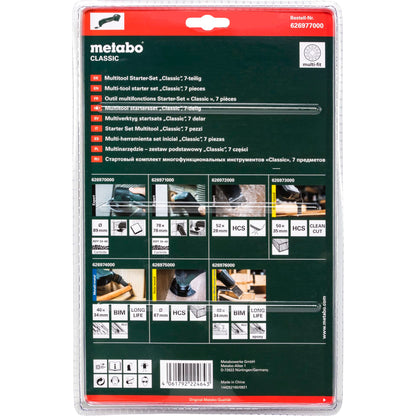Metabo Multitool Starter-Set Classic ,7-pcs.