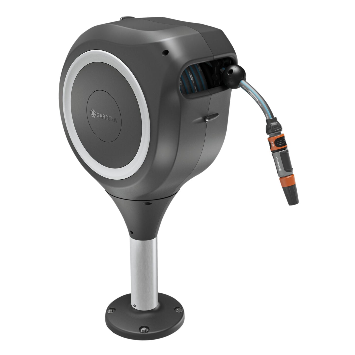 Gardena Terrace Hose Box RollUp M (white) 20 m