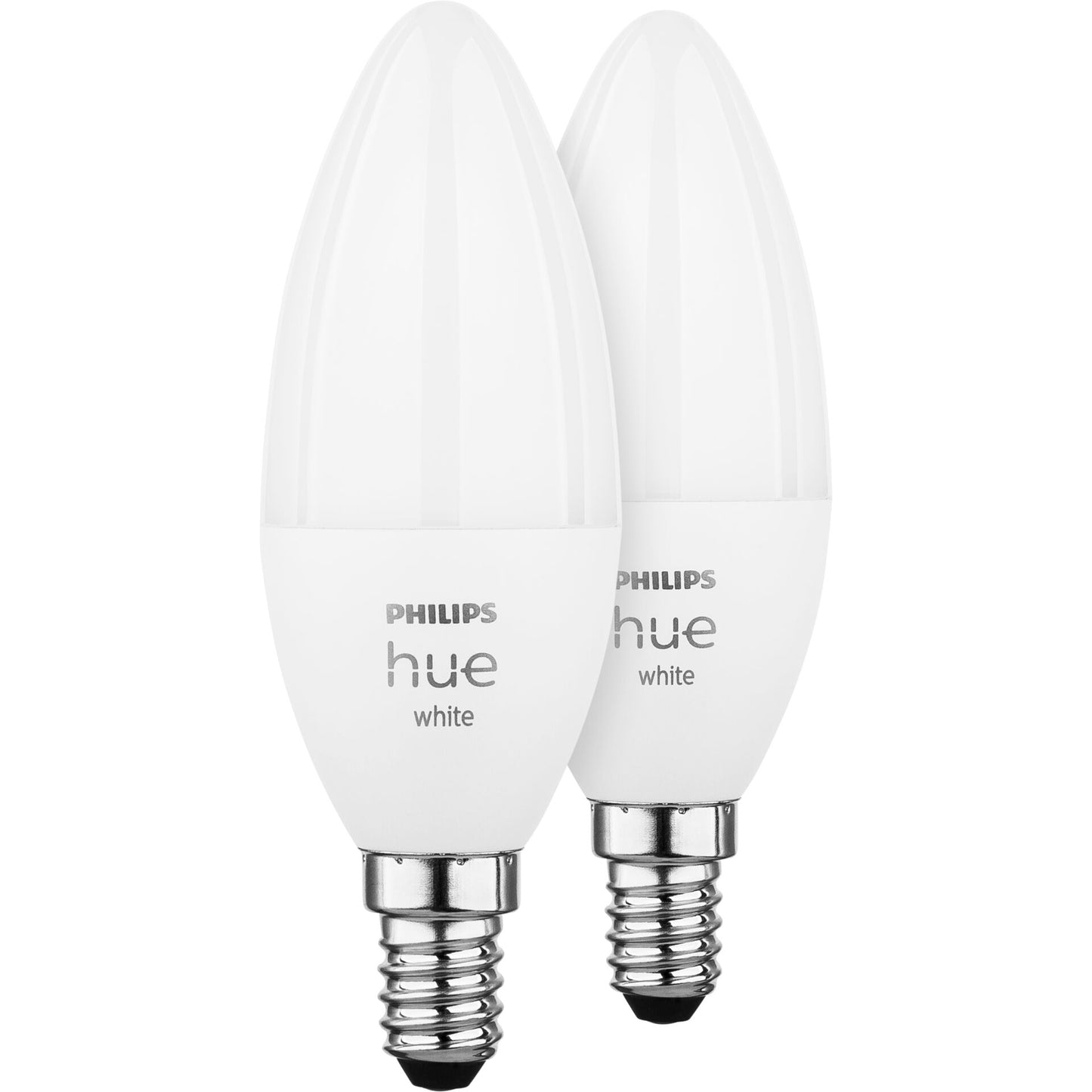 Philips Hue LED Lamp E14 2-Pack Set 5,5W 470lm White