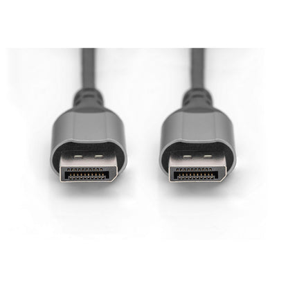 DIGITUS 8K DisplayPort Cable 1.4 Version, 60Hz, DP/DP, black 1m