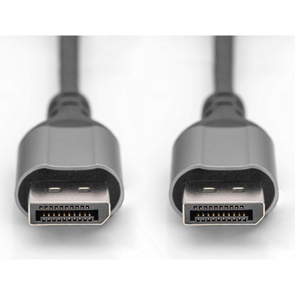 DIGITUS 8K DisplayPort Cable 1.4 Version, 60Hz, DP/DP, black 2m