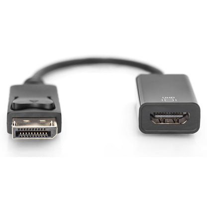 DIGITUS Active DisplayPort on HDMI Converter 20cm gold black