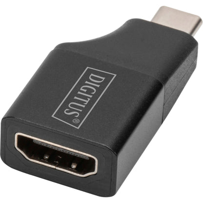 DIGITUS 4K  USB-C on HDMI Typ-A Adapt.4K/30HZ Alumi. Case black