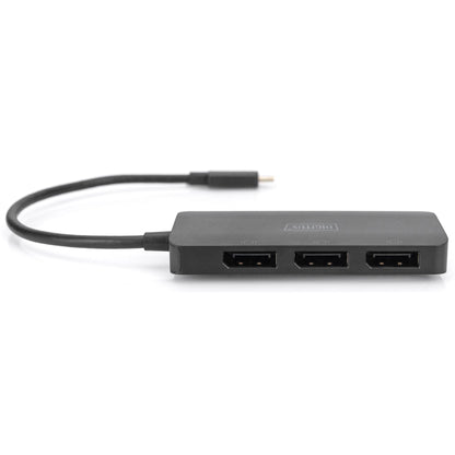 DIGITUS 3-Port MST Video Hub USB-C/3x DisplayPort 4K/60Hz