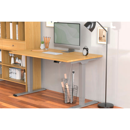 DIGITUS Elect. Height-Adjustable Table Fra. Dual-Motor, 3lev,grey