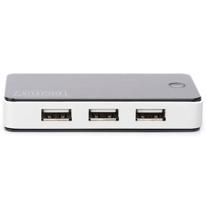 DIGITUS USB 2.0 7-Port Hub black incl. ext. Power Supply 5V , 1m