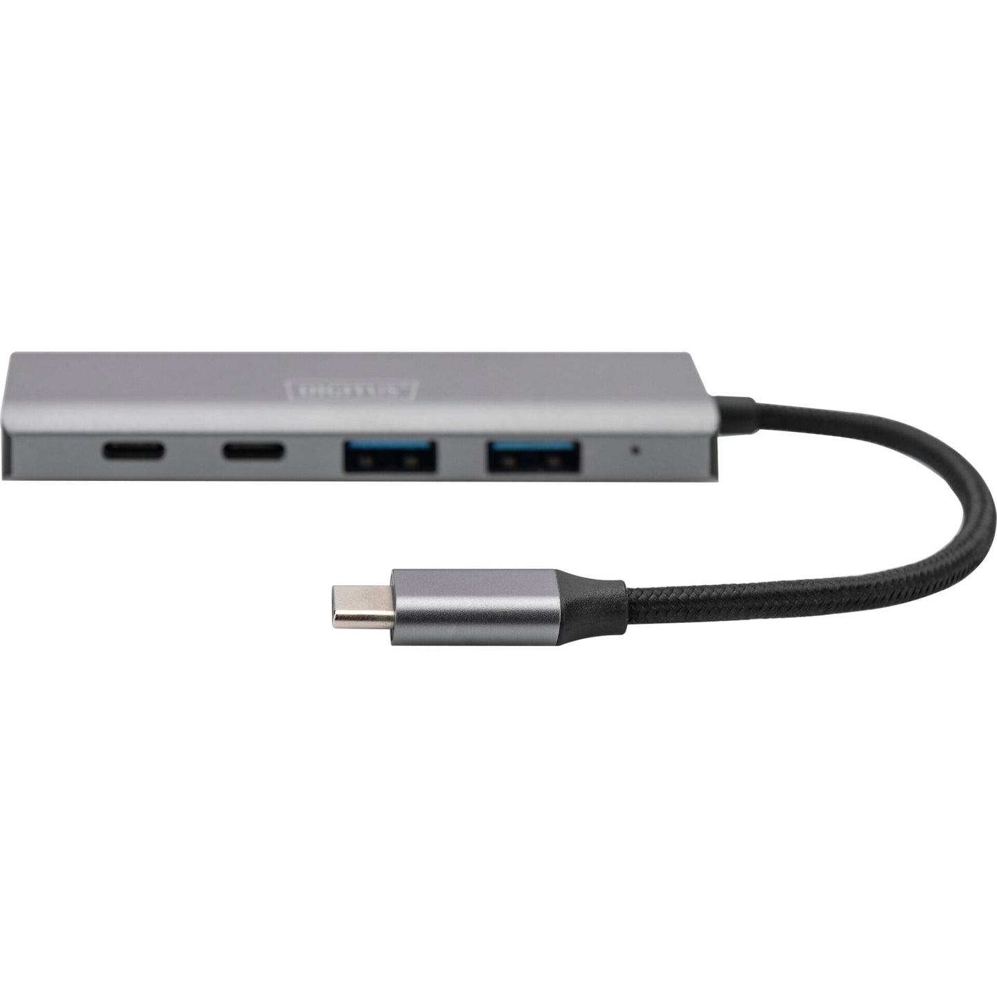 DIGITUS USB-C 4 Port HUB Alumin. Housing  2xUSB-A+2x USB-C Gen2