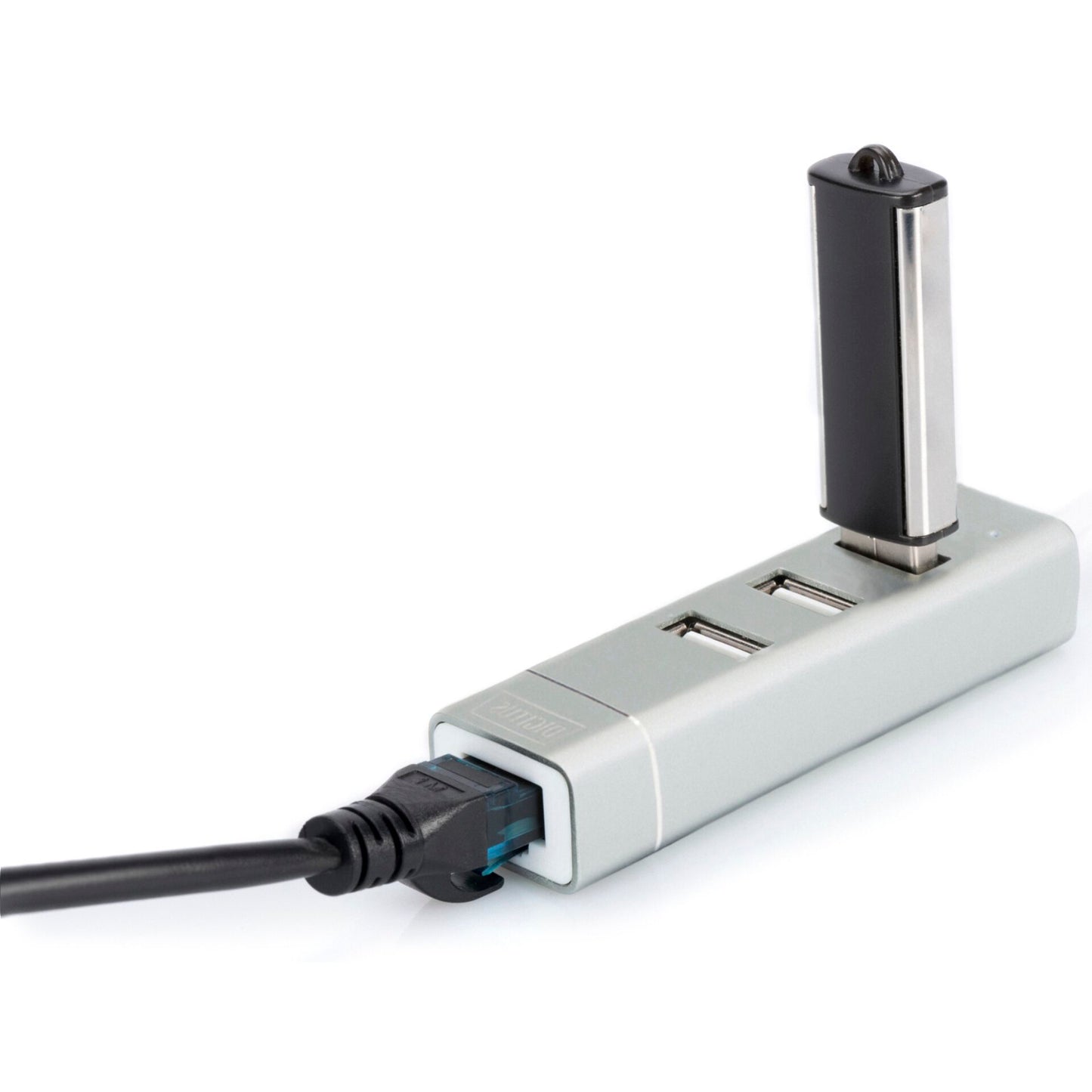 DIGITUS USB Type-C 3-Port Hub + Fast Ethernet LAN-Adapt DA-70253