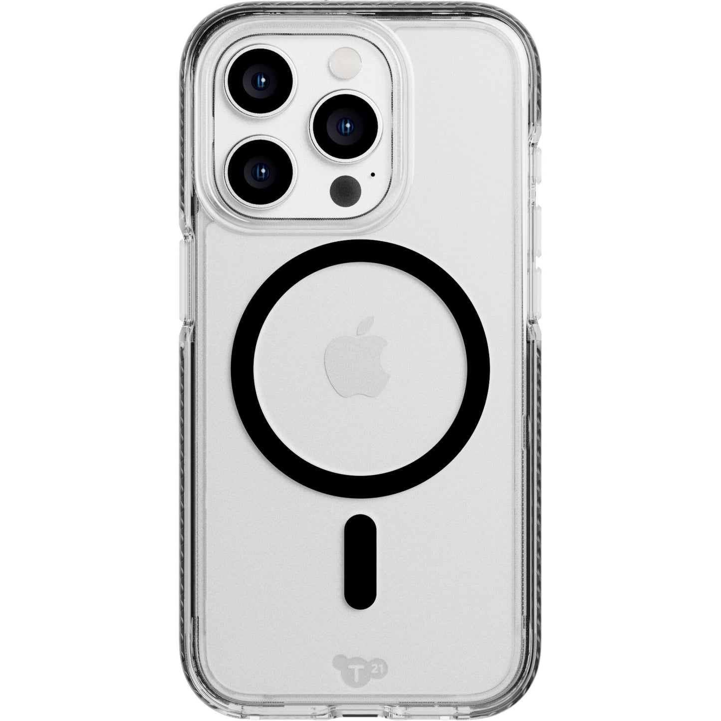 Tech21 EvoCrystal Case MagSafe for iPhone 15 Pro Black Titanium