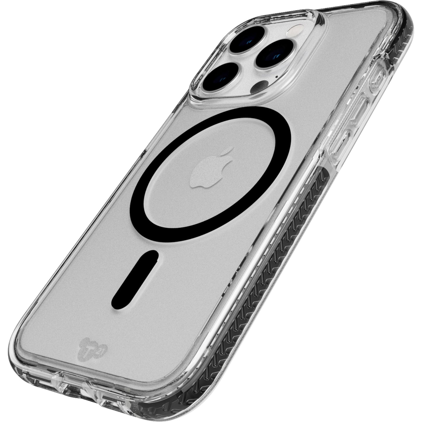 Tech21 EvoCrystal Case MagSafe for iPhone 15 Pro Black Titanium