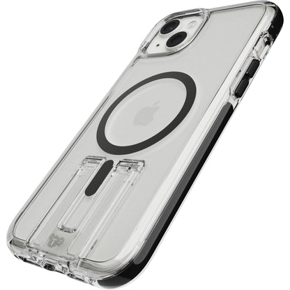 Tech21 EvoCrystal Kick Case MagSafe iP 15 Plus Clear/Black