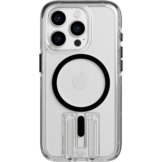 Tech21 EvoCrystal Kick Case MagSafe iP 15 Pro Clear/Black