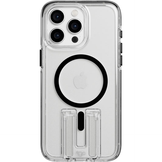 Tech21 EvoCrystal Kick Case MagSafe iP 15 Pro Max Clear/Blk