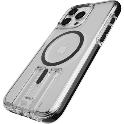 Tech21 EvoCrystal Kick Case MagSafe iP 15 Pro Max Clear/Blk