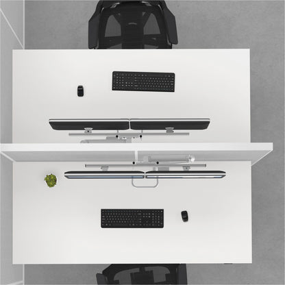 Fellowes Eppa Crossbar Monitor Arm silver