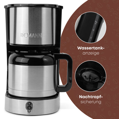 Bomann KA 6066 CB Coffee Machine 10 Cups