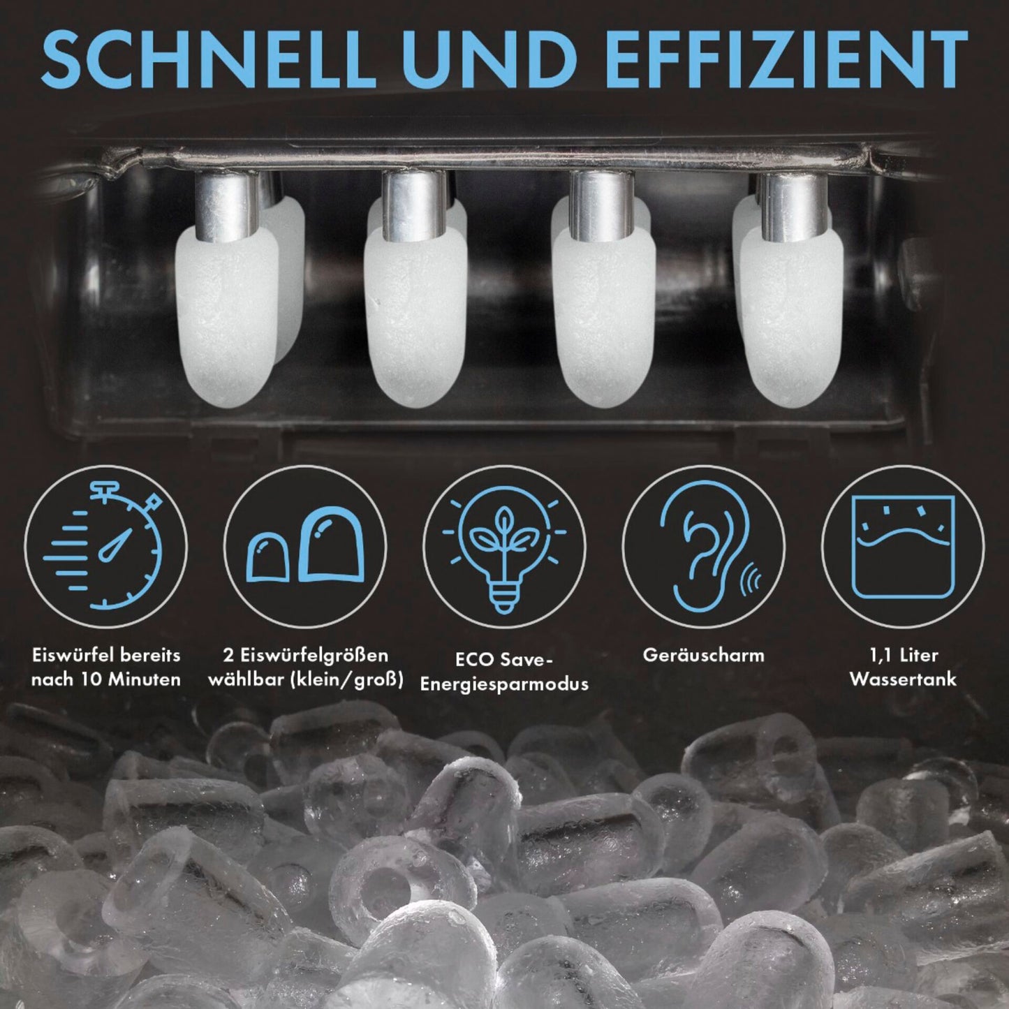 Bomann EWB 6068 CB Ice Cube Maker    8 Cubes