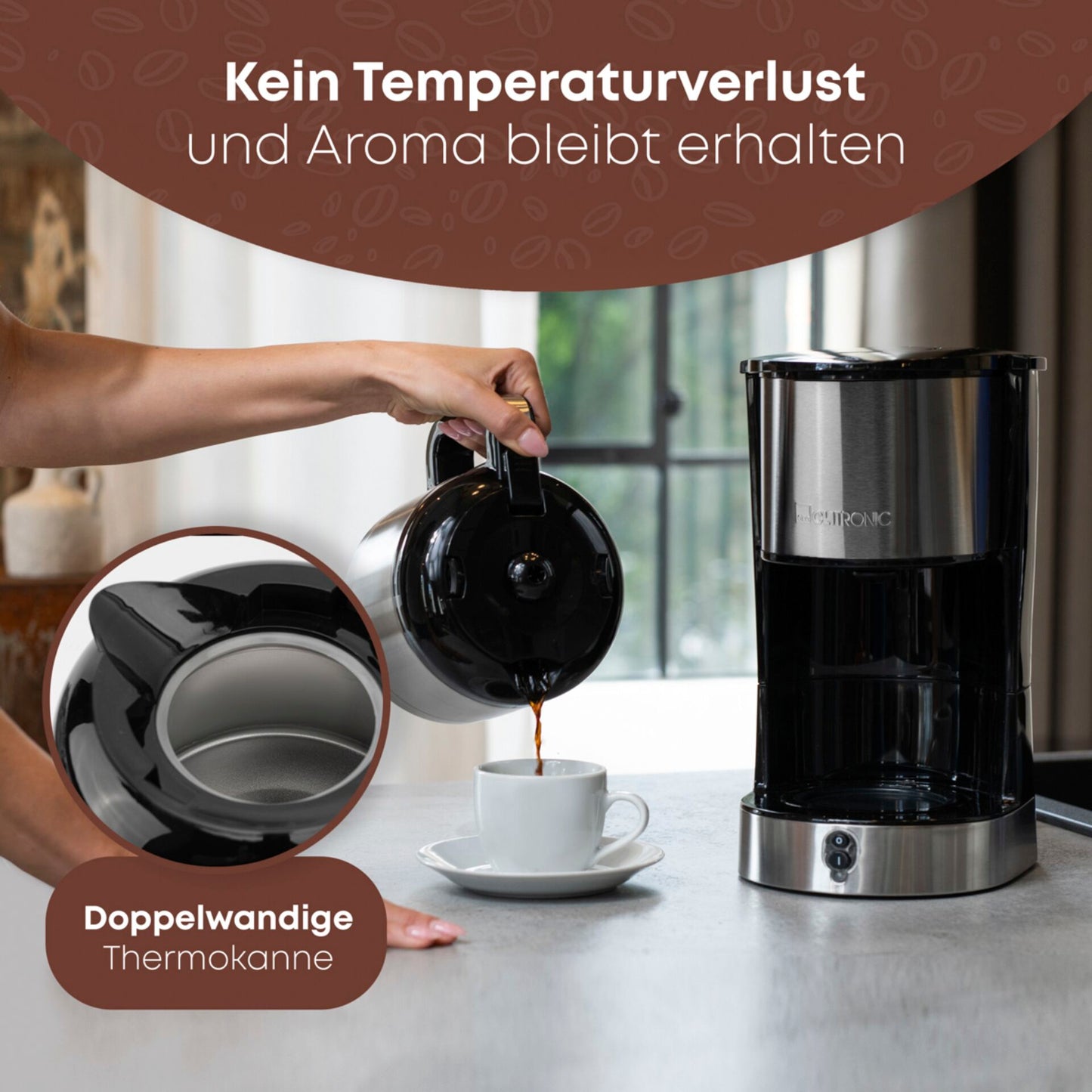 Clatronic KA 3805 Coffee Machine 10 Cups
