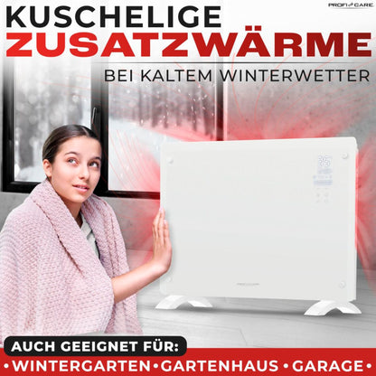 Proficare PC-GKH 3118 white Glass Konvector Heater