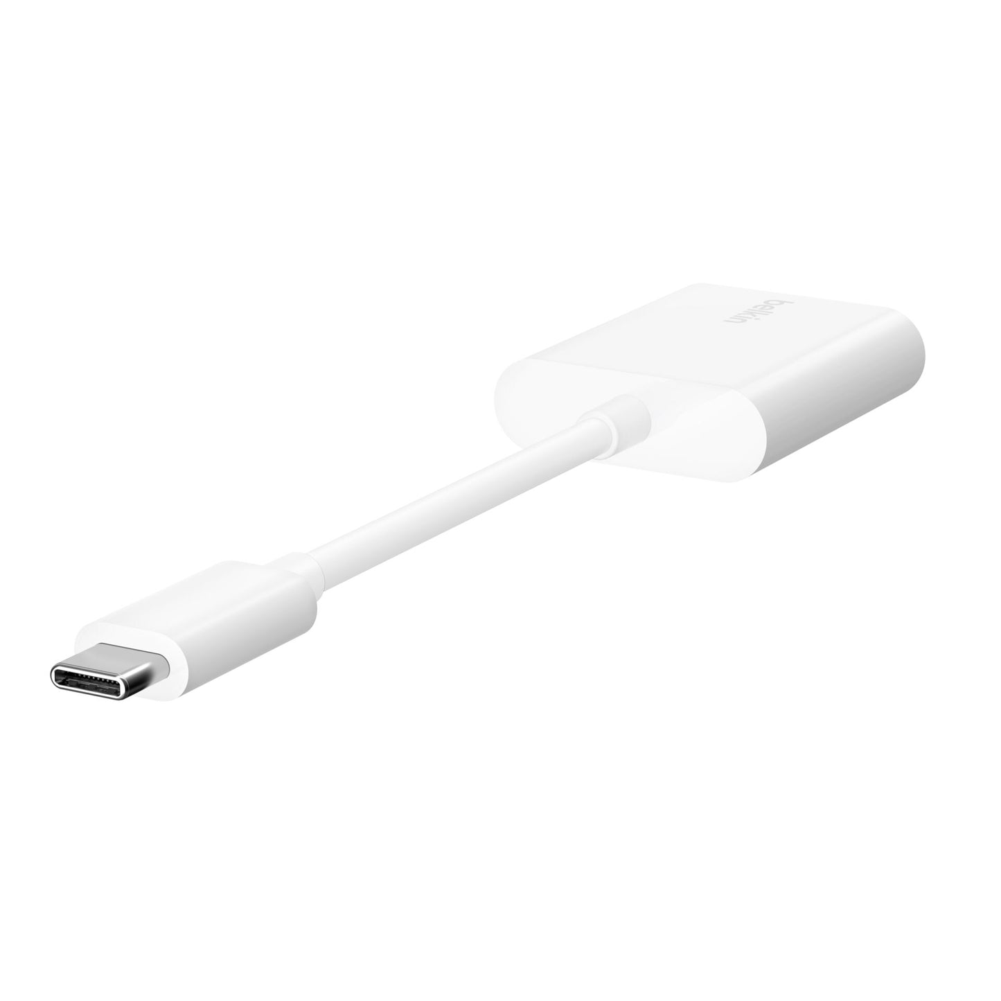 Belkin RockStar USB-C Audio- and Charge Adapter, white F7U081btWH