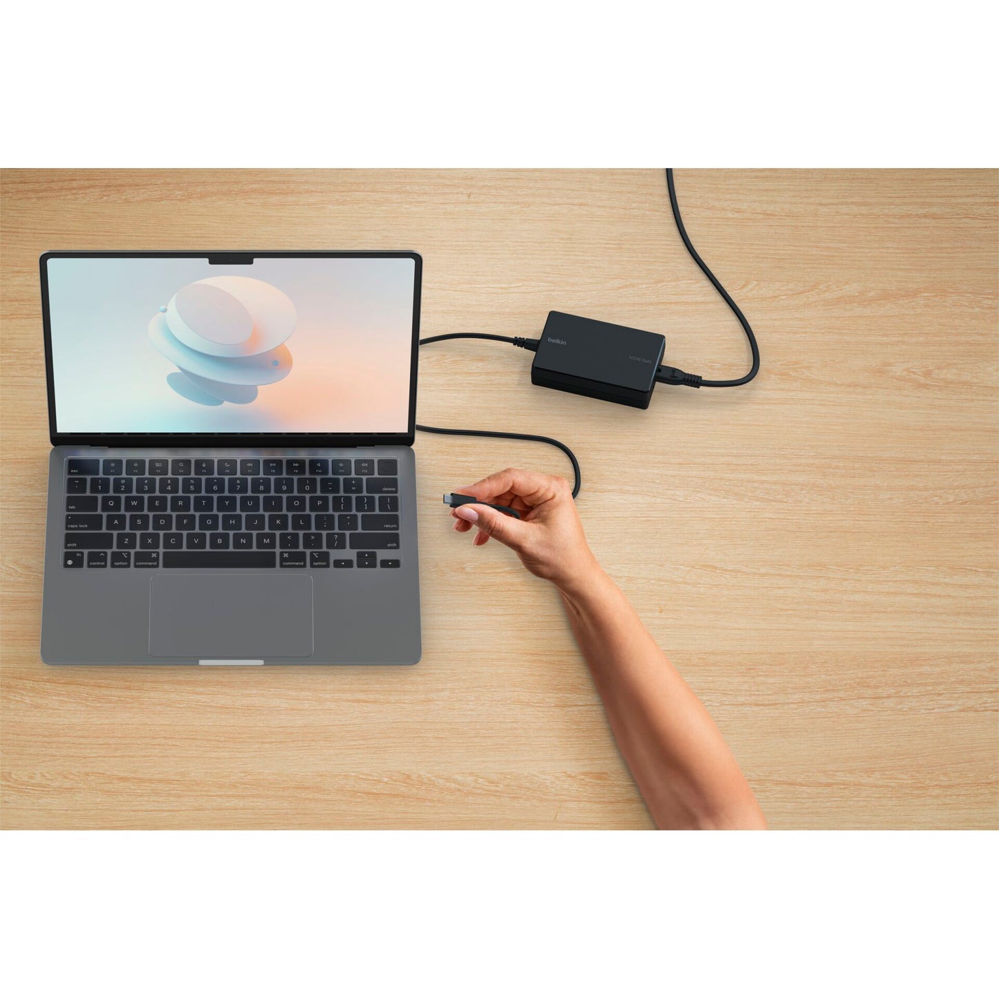 Belkin USB-C GaN PowerSup. 100W Power Delivery black INC016vfBK