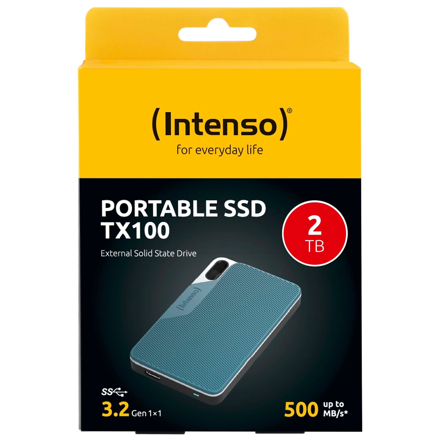 Intenso externe SSD TX100    2TB USB 3.2 Gen 1x1 grey-blue