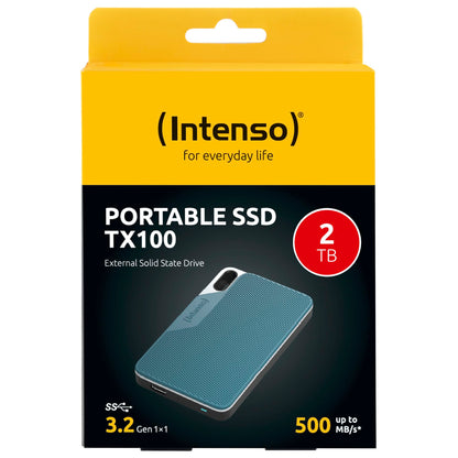 Intenso externe SSD TX100    2TB USB 3.2 Gen 1x1 grey-blue