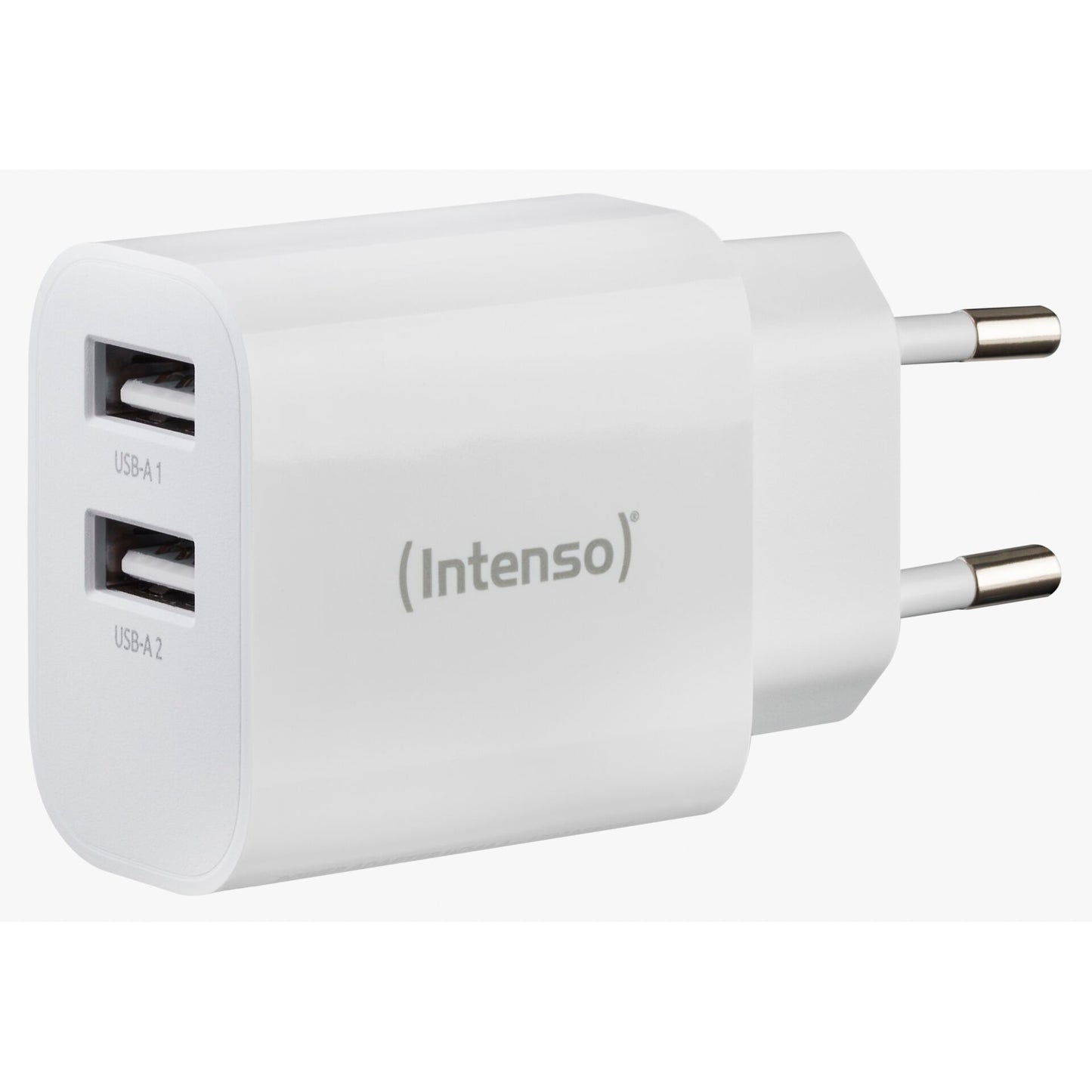 Intenso Power Adapter W24AA 2x USB-A 24W              white