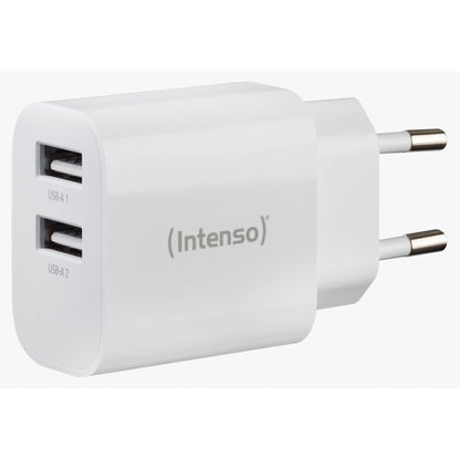 Intenso Power Adapter W24AA 2x USB-A 24W              white