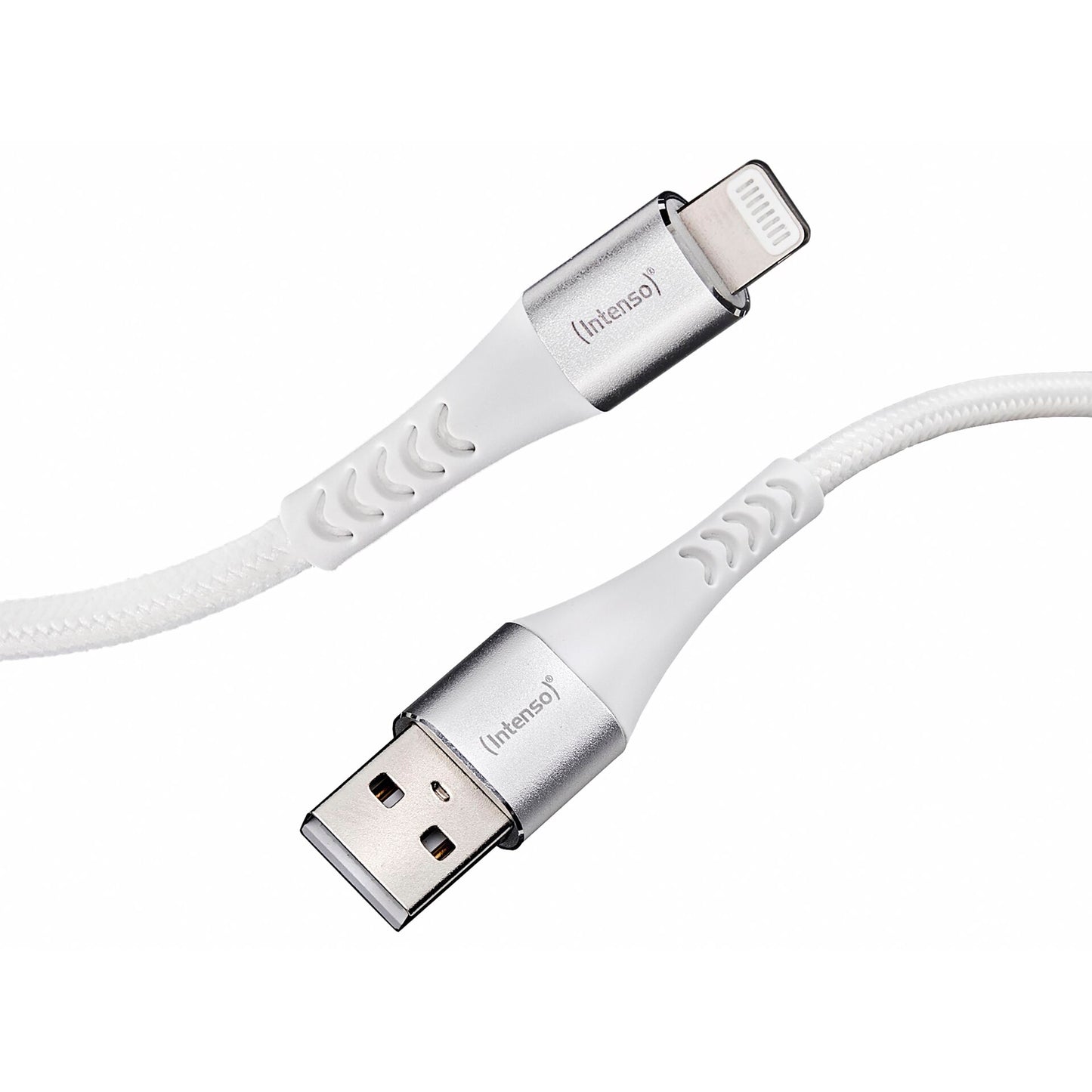 Intenso USB Cable A315L Nylon 1,5m white USB-A / Lightning 12W