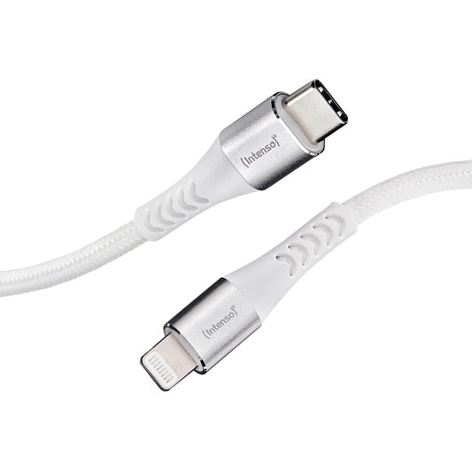 Intenso USB Cable C315L Nylon 1,5m white USB-C / Lightning 60W