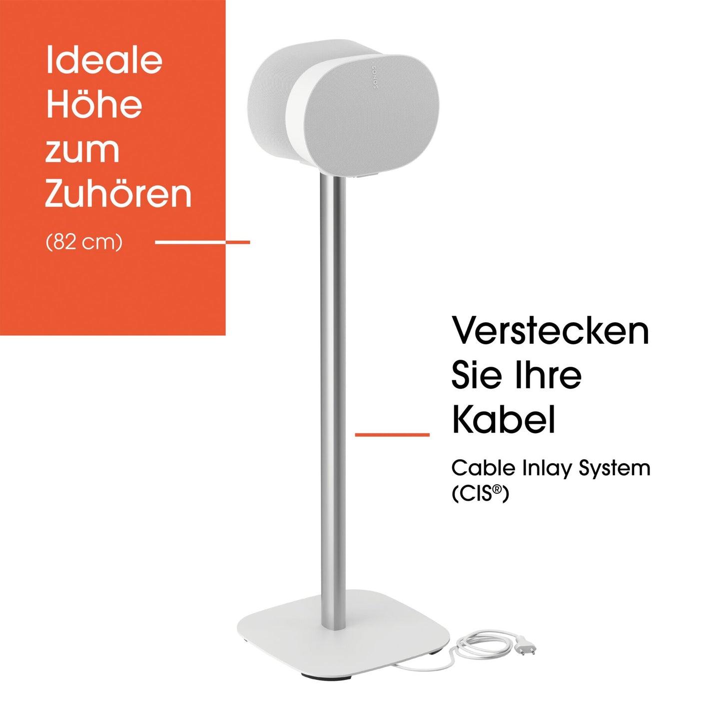 Vogels Speaker Stand for Sonos Era 300 W white SFS 4133