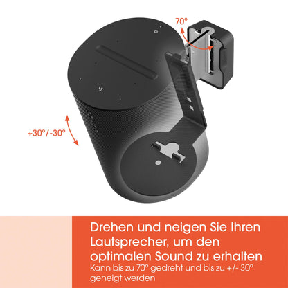 Vogels Wall Mount for Speaker Sonos Era 100 B black SWM 4111