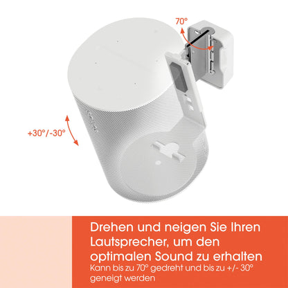Vogels Wall Mount for Speaker Sonos Era 100 W white SWM 4111