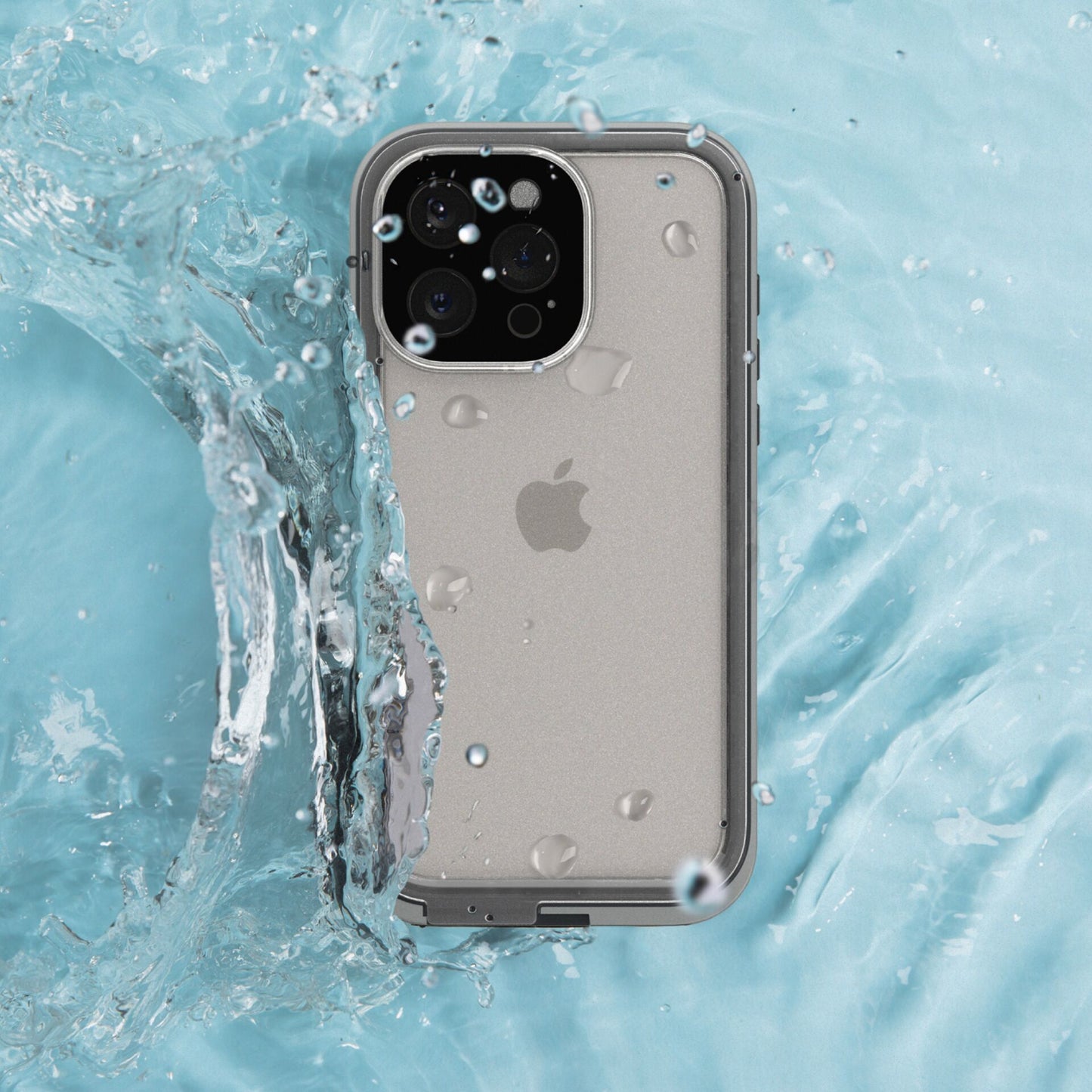 Catalyst iPhone 15 Pro Wasserdichtes Case Stealth Black