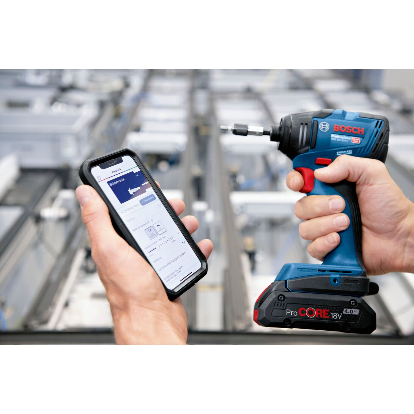 Bosch GDR 18V-210 C + GCY 42 solo