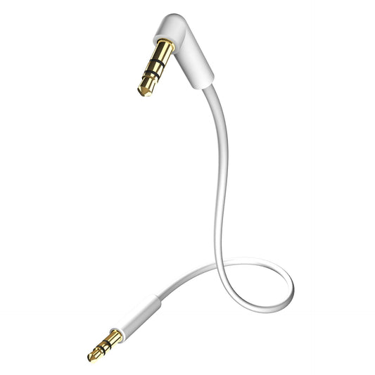 in-akustik Star MP3 white 3,5 Jack Plug 90° 0,75 m