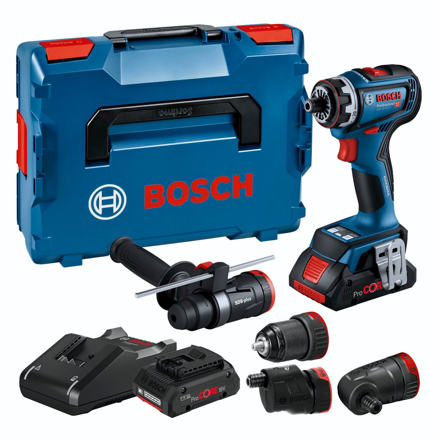 Bosch GSR 18V-90 FC 2xPC4,0Ah,