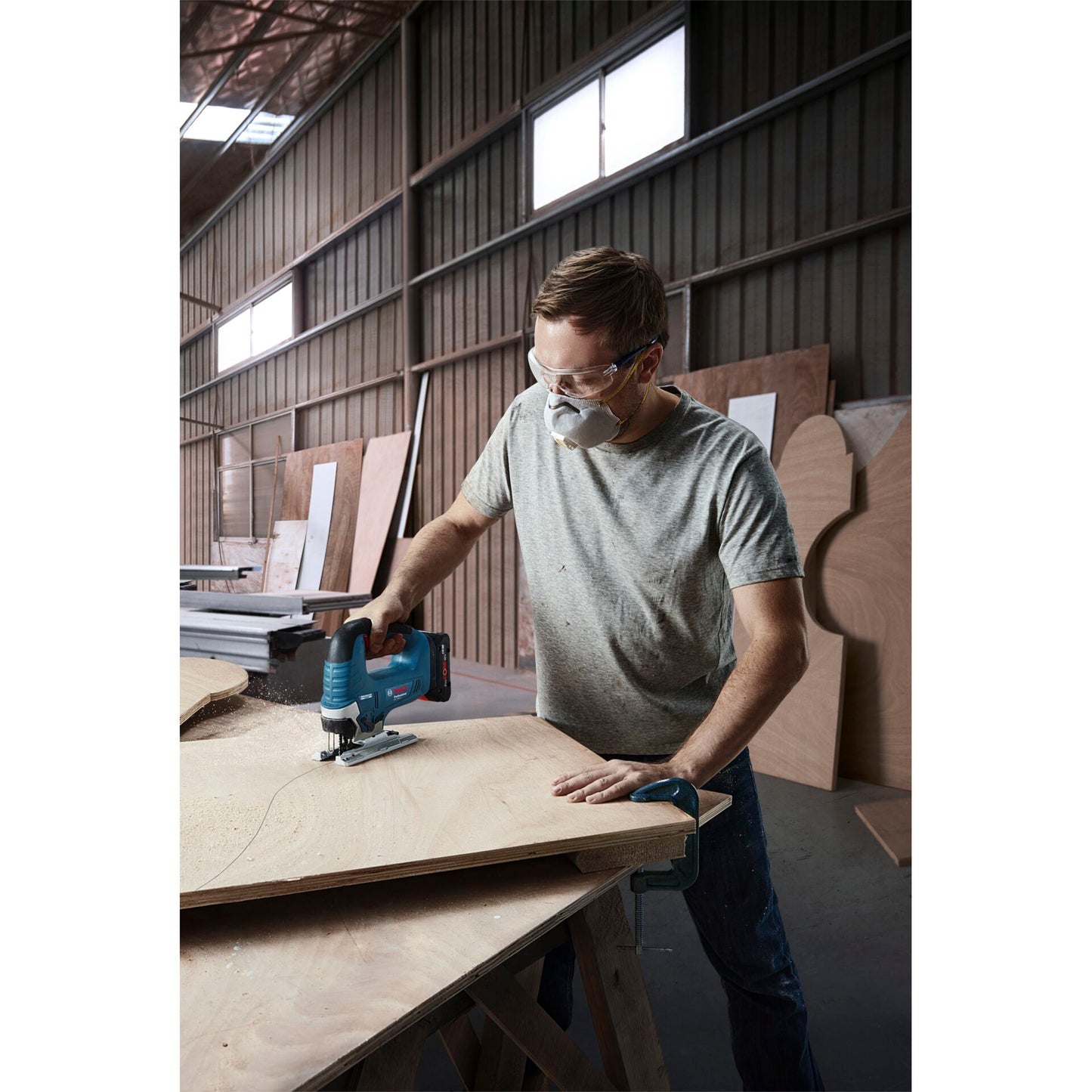 Bosch GST 18V-125 B (solo, L)