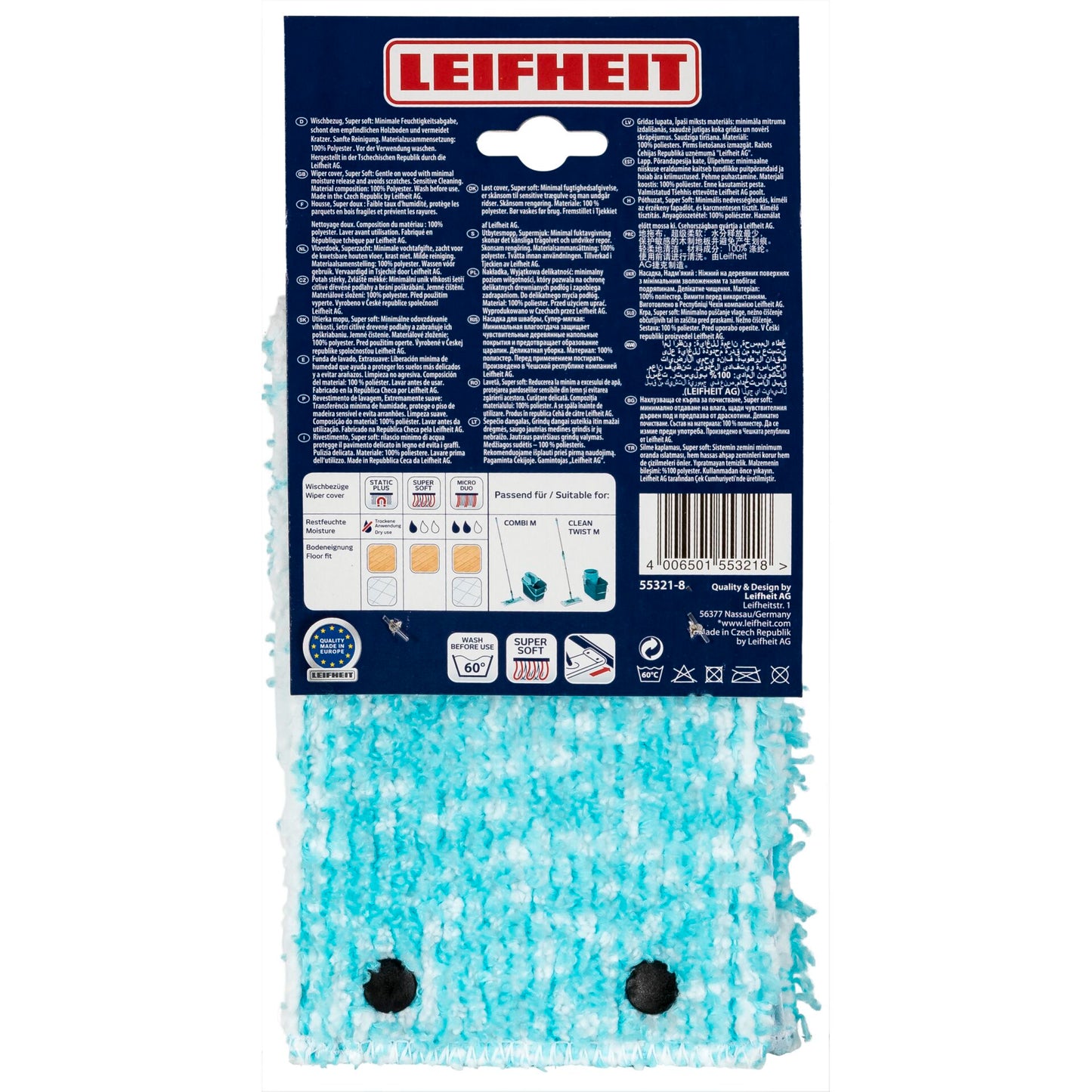 Leifheit Wiper Cover Combi M Super Soft