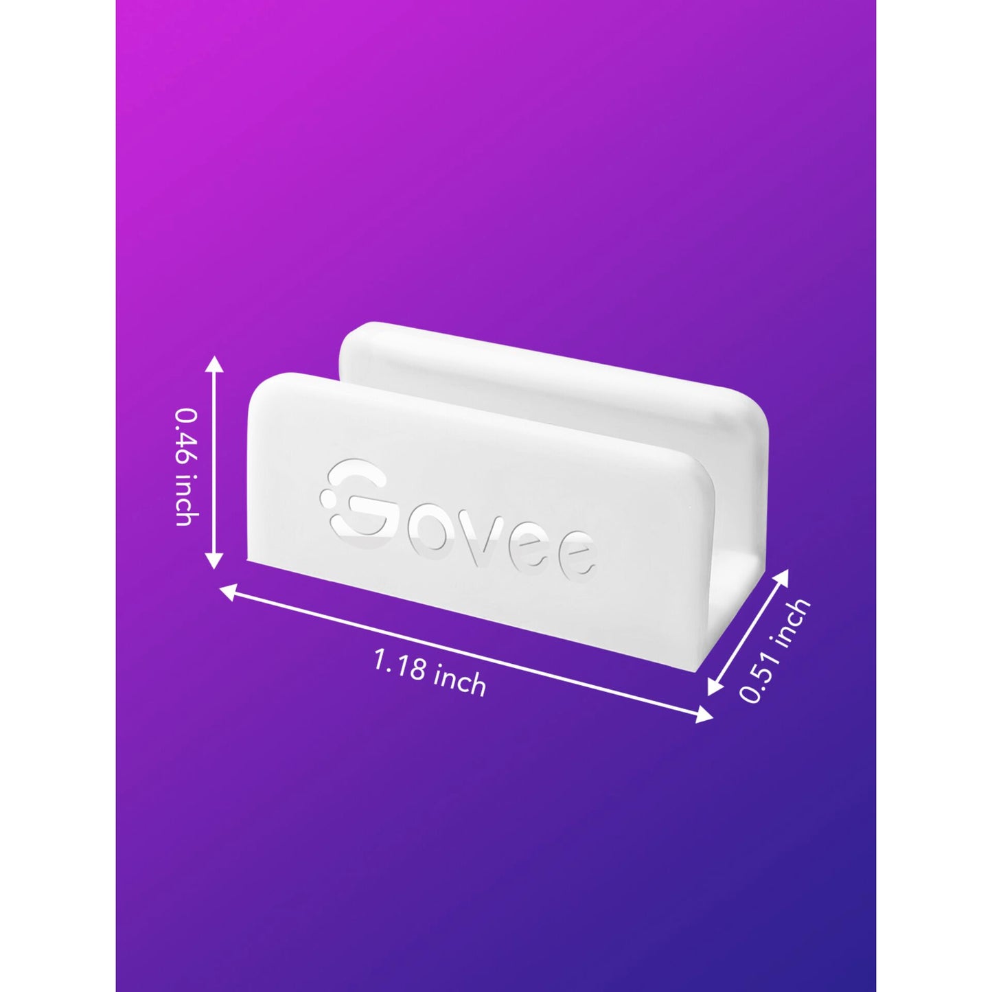 Govee 20x Clips Mounting Bracket for Neon LED strip H61A1 profile