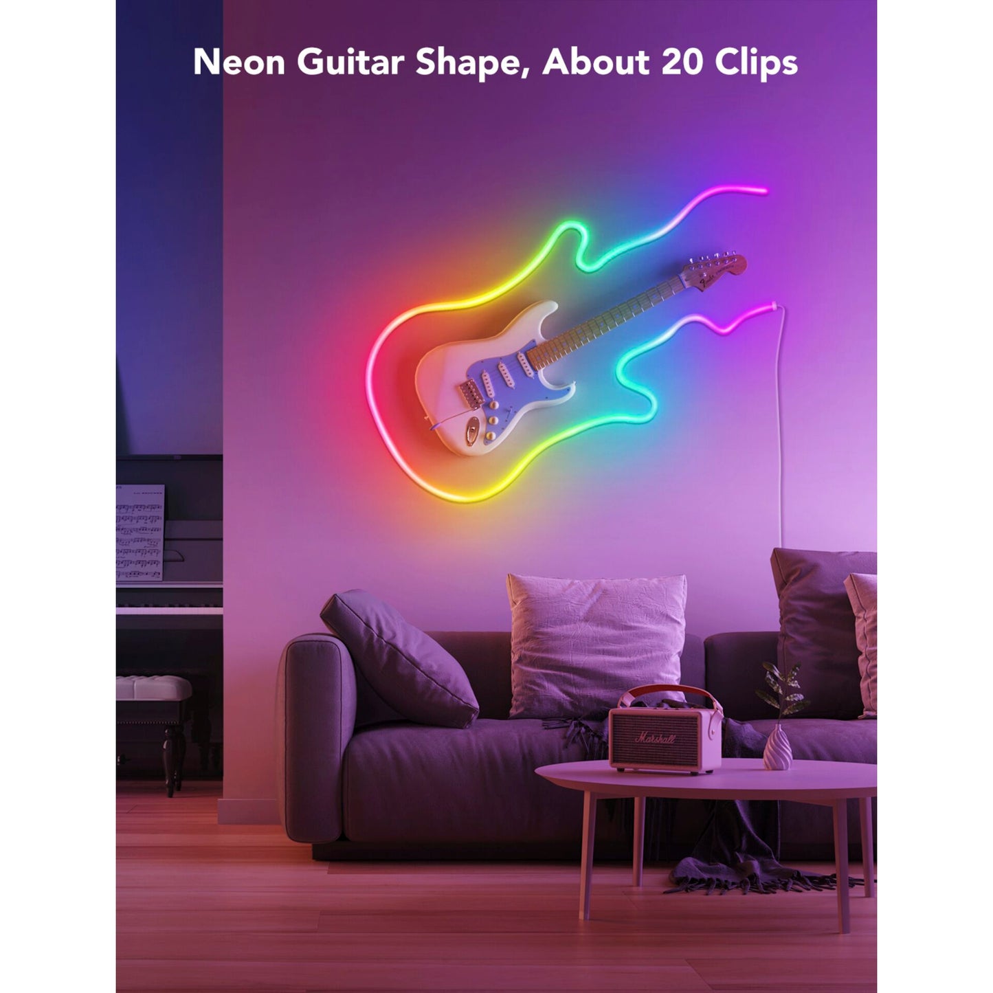 Govee 20x Clips Mounting Bracket for Neon LED strip H61A1 profile