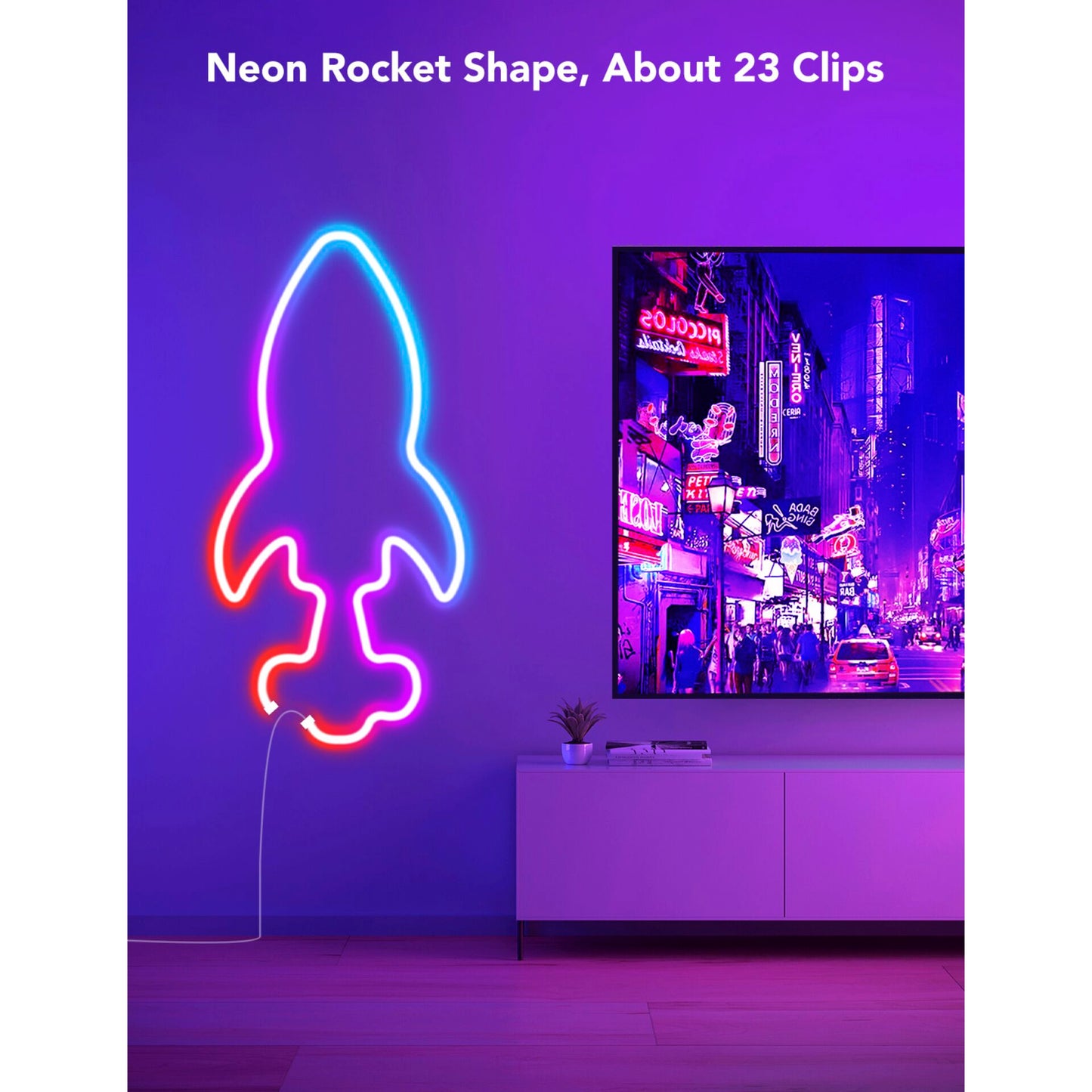 Govee 20x Clips Mounting Bracket for Neon LED strip H61A1 profile