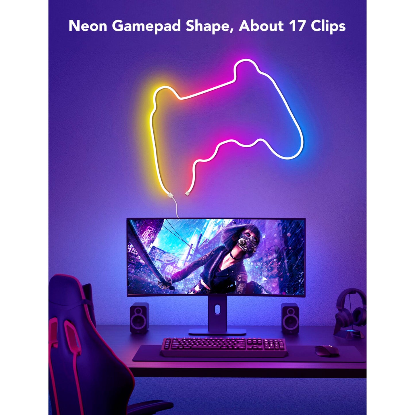 Govee 20x Clips Mounting Bracket for Neon LED strip H61A1 profile