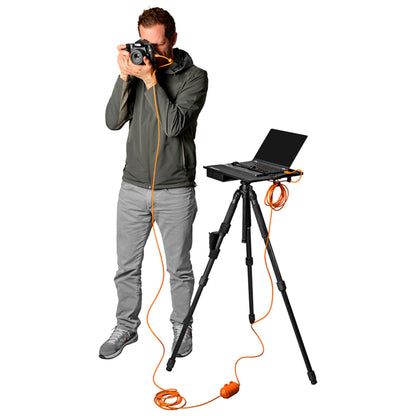 Tether Tools USB-C to C-Cable- system 9,40m right orange