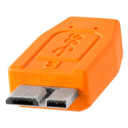 Tether Tools USB-C to Micro-B- Cable-System 9,40m orange
