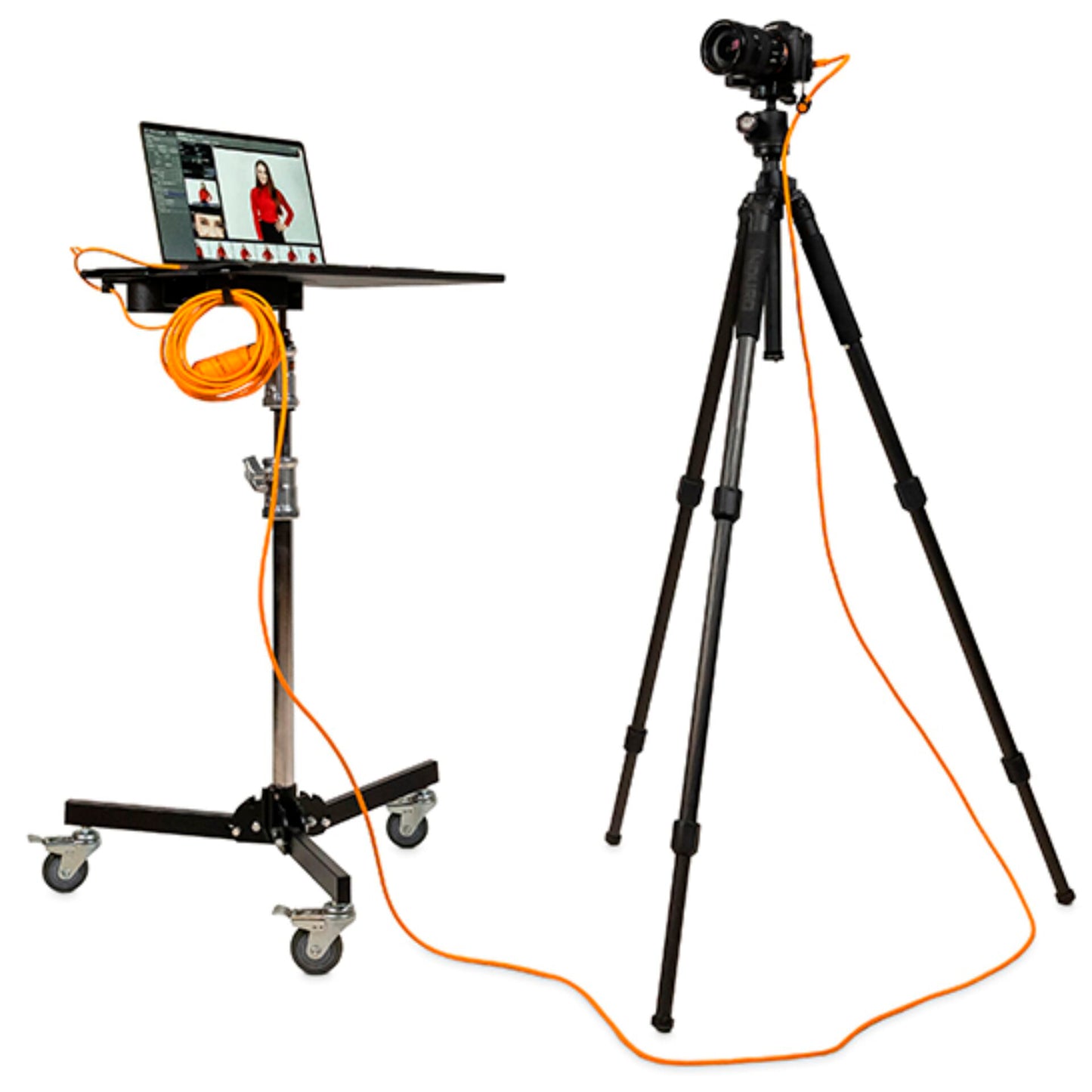 Tether Tools USB-C to Micro-B- Cable-System 9,40m orange